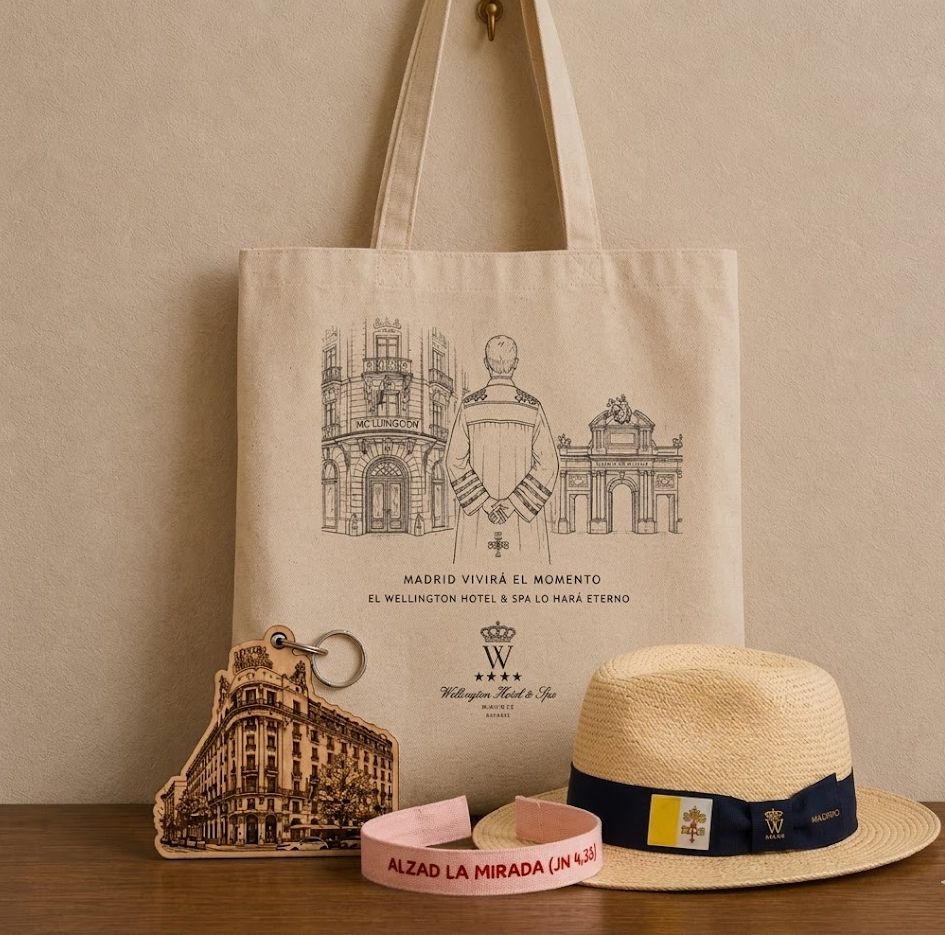 Papal Kit — kit completo visita papal, Hotel Wellington